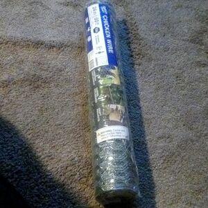 GARDEN ZONE 162450 GALVANIZED POULTRY NETTING, 24" H X 50' L (1-UNIT)